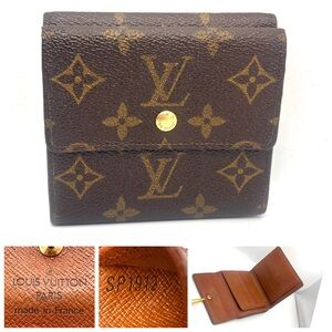 Louis Vuitton Monogram Elise Trifold Wallet authentic good condition TH1912